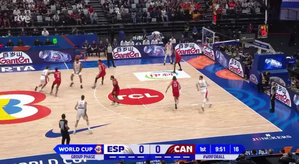Canadá elimina a España en un emocionante partido de baloncesto
