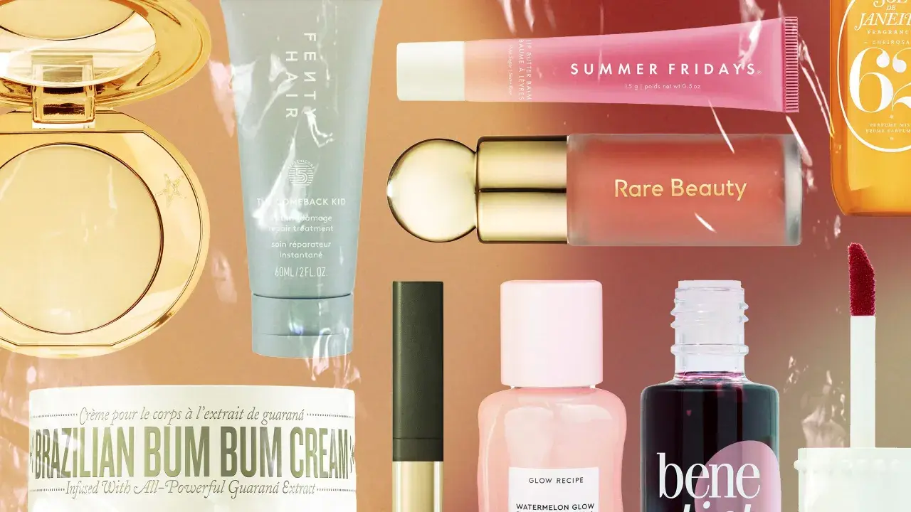 Colección de productos de belleza de culto: Fenty Hair, Summer Fridays, Rare Beauty, Sol de Janeiro y más.